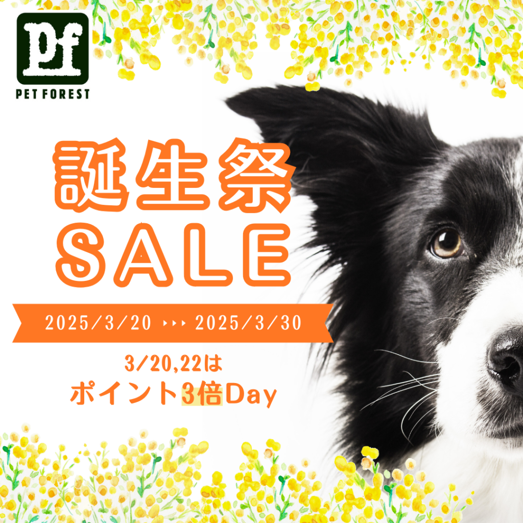 ペットフォレスト誕生祭SALE開催中！