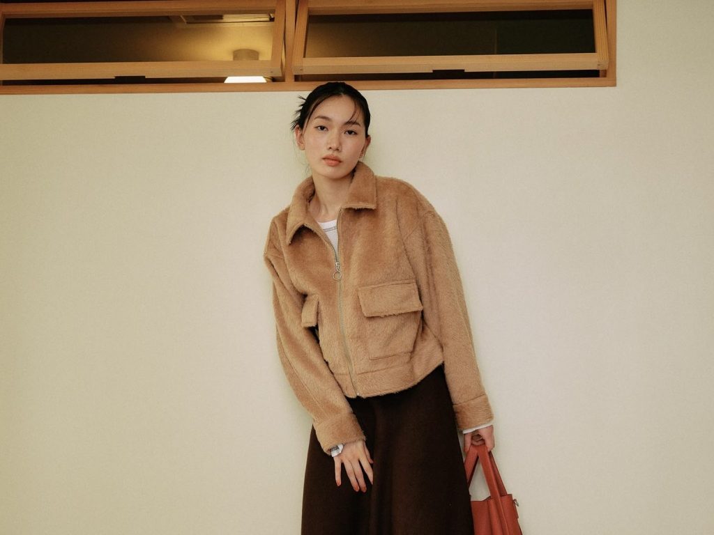 【𝐑𝐈𝐊𝐊𝐀 𝐅𝐀𝐌𝐌𝐄】ウール調シャギージャケット