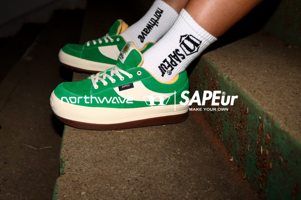 【𝐍𝐎𝐑𝐓𝐇𝐖𝐀𝐕𝐄 × 浜田雅功 × 𝐒𝐀𝐏𝐄𝐮𝐫コラボシューズ発売！】