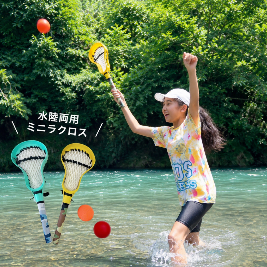 🌊水陸両用ミニラクロス🏕️ ⁡水でも陸でも、思いっきり遊ぼう！